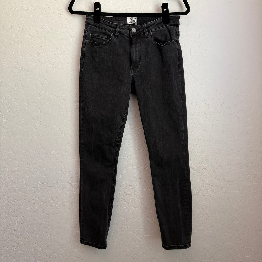 Acne Studios Women's Skin 5 Jeans Used Black 29X30